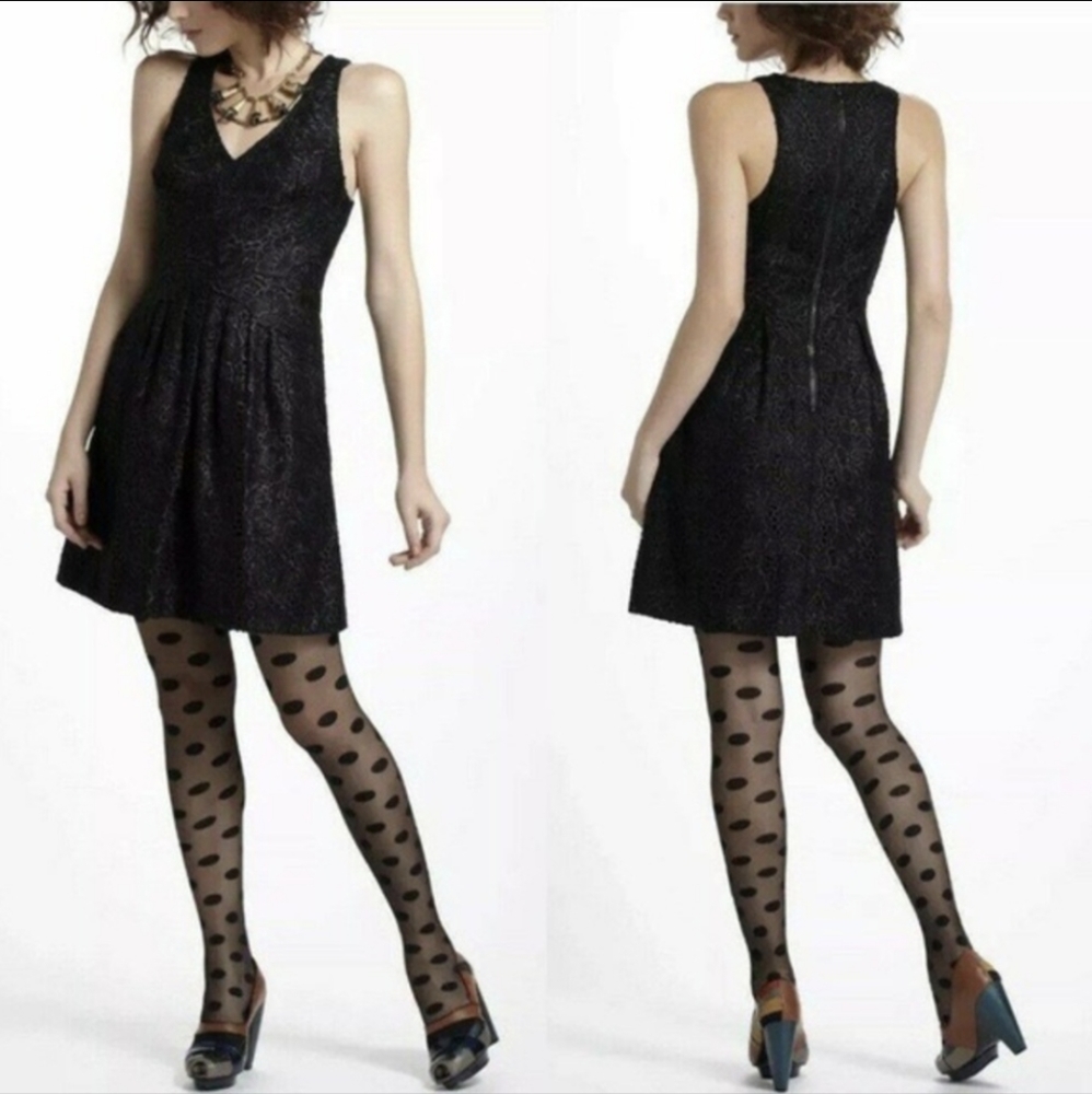 Leifsdottir For Anthropologie Black partydress